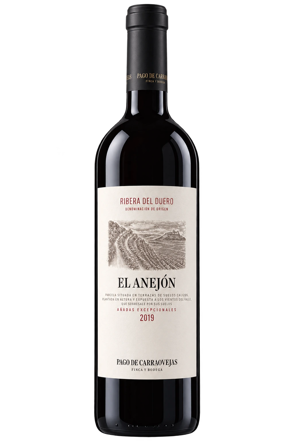 Botella de El Anejón 2019, Pago de Carraovejas